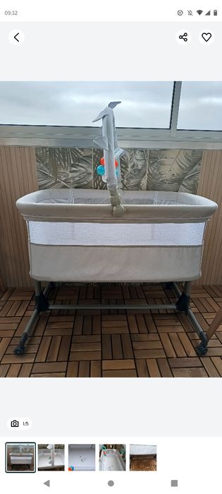 Łóżeczko dziecięce dostawne momi revo