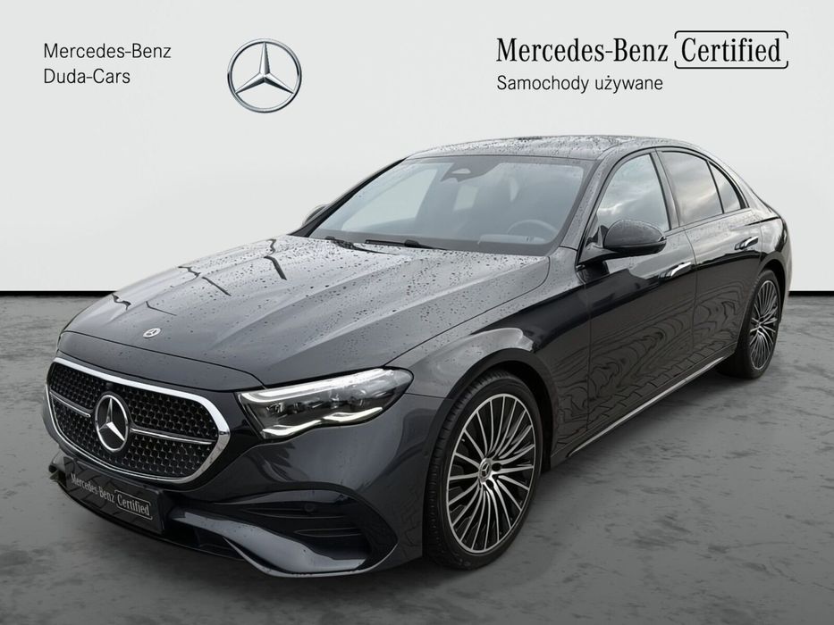Mercedes-Benz Klasa E E220d 4MATIC AMG LED Panorama MartwePole Kam360 MBUX Ambient FV23%