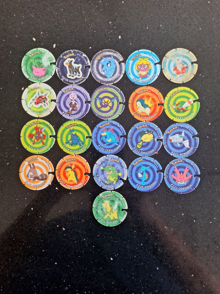 Tazos voa 2 Pokemon