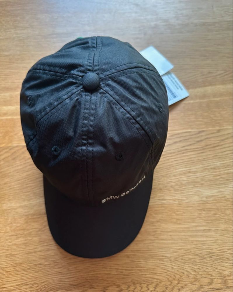 Nowa czapka z daszkiem BMW golf sport Czarna regulowana nowa