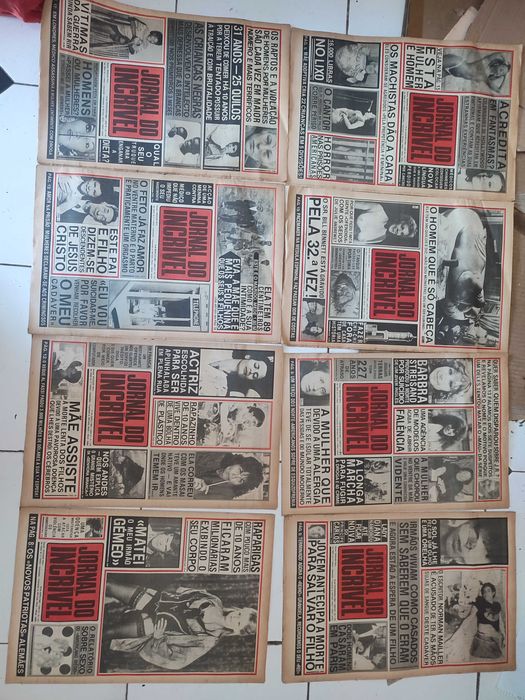 40 Jornais Jornal do Incrível - Anos 80