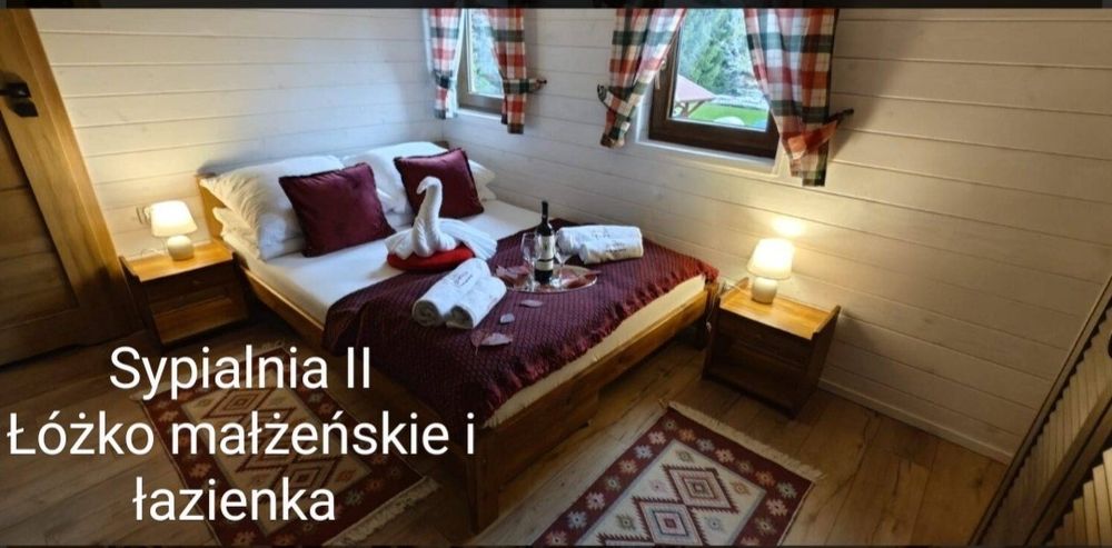 Domek góry sauna jacuzzi SPA ferie narty Jezioro Żywiec stoki Szczyrk