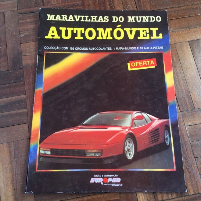 Maravilhas do Mundo Automóvel - Caderneta anos 80