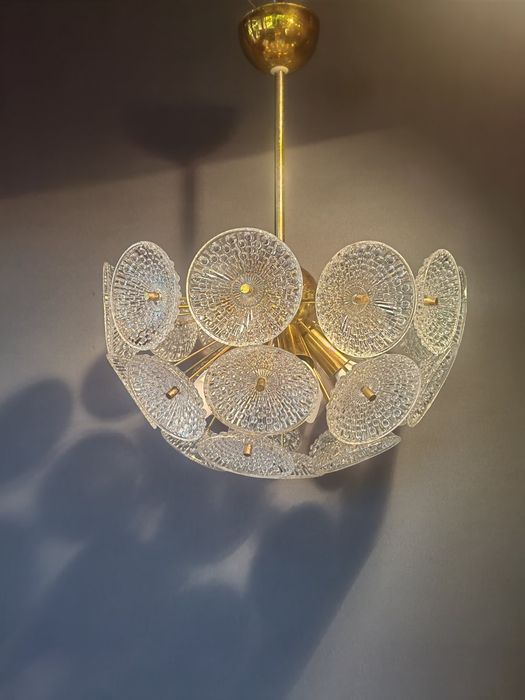 Zyrandol krysztalowy  Sputnik Vintage