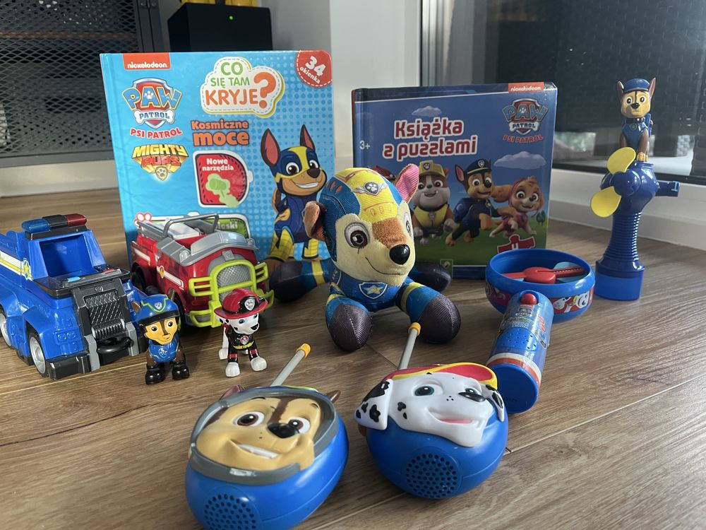 Zestaw zabawek psi patrol paw patrol