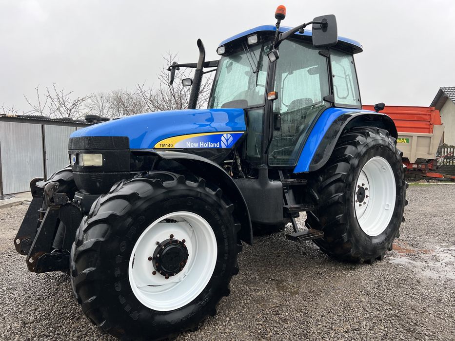 New Holland TM140 Power Command/skrętna oś/tuz/amortyzowana kabina