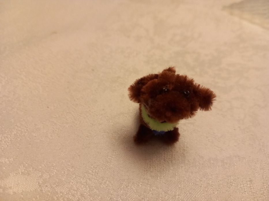 Figurka piesek ręcznie robiony