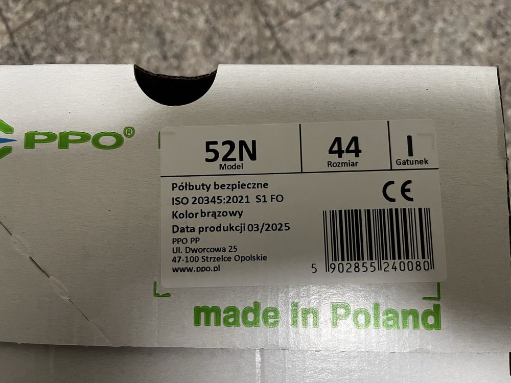 Buty robocze rozmiar 44 nowe