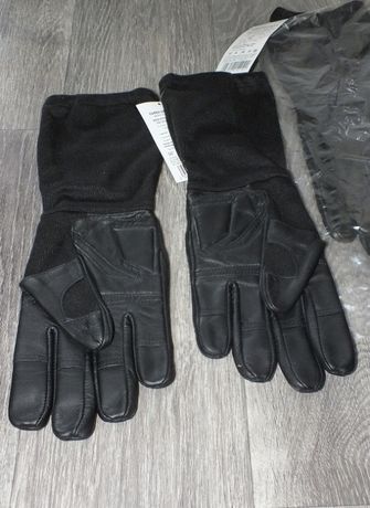 ASG Czarne rękawice z dzianiny trudnopalnej ws 78 /iws