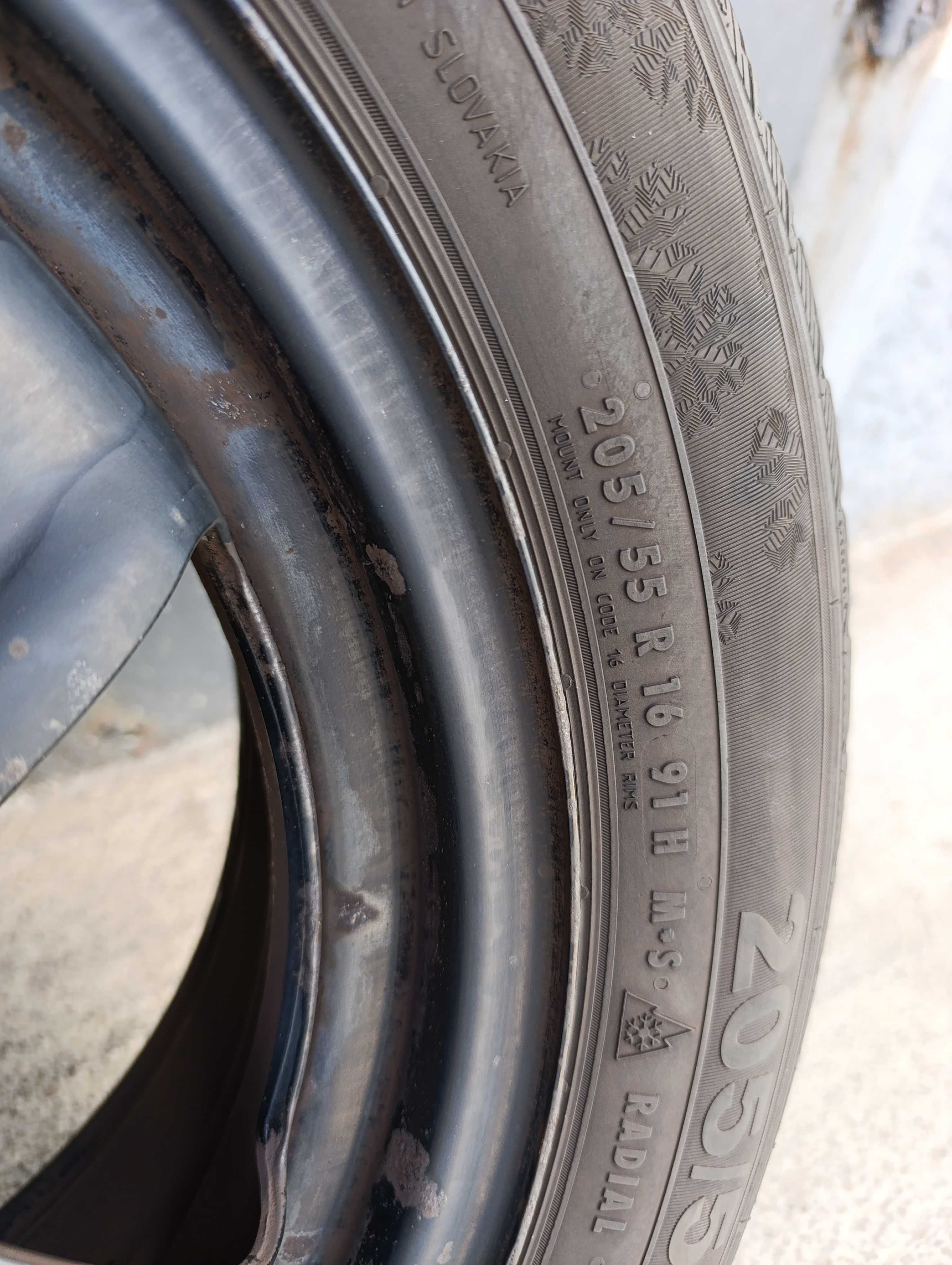 Koła zima Opel Astra K 5x105 6.5" ET41 205/55 r16 Semperit 2017r 6mm