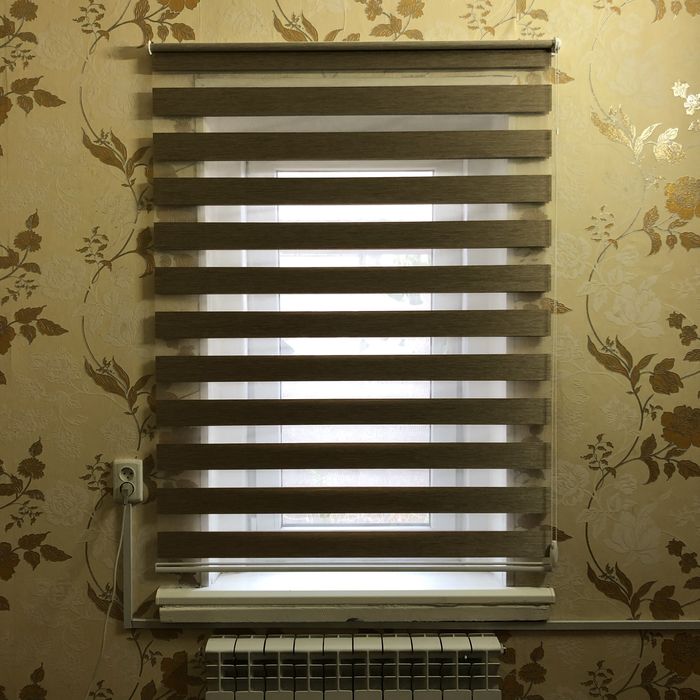 Рулонные шторы на все виды окон. Тканевые ролеты, жалюзи день ночь