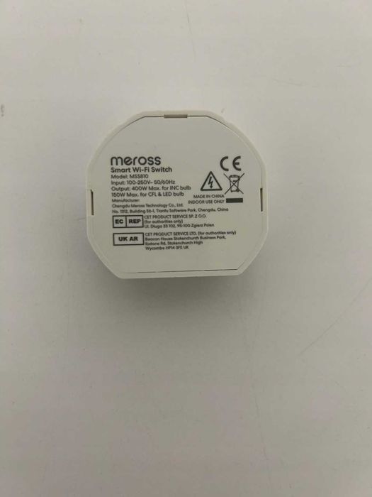 Meross Inteligentny Włącznik WiFi Inteligentny Włącznik światła