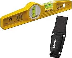 Niveis Stabila e mala 96 Spirit Level,  25cm 81cm + 122cm Como novos