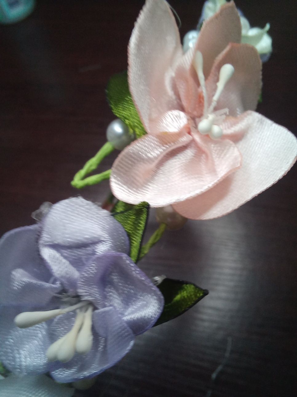 Opaska do włosów kanzashi