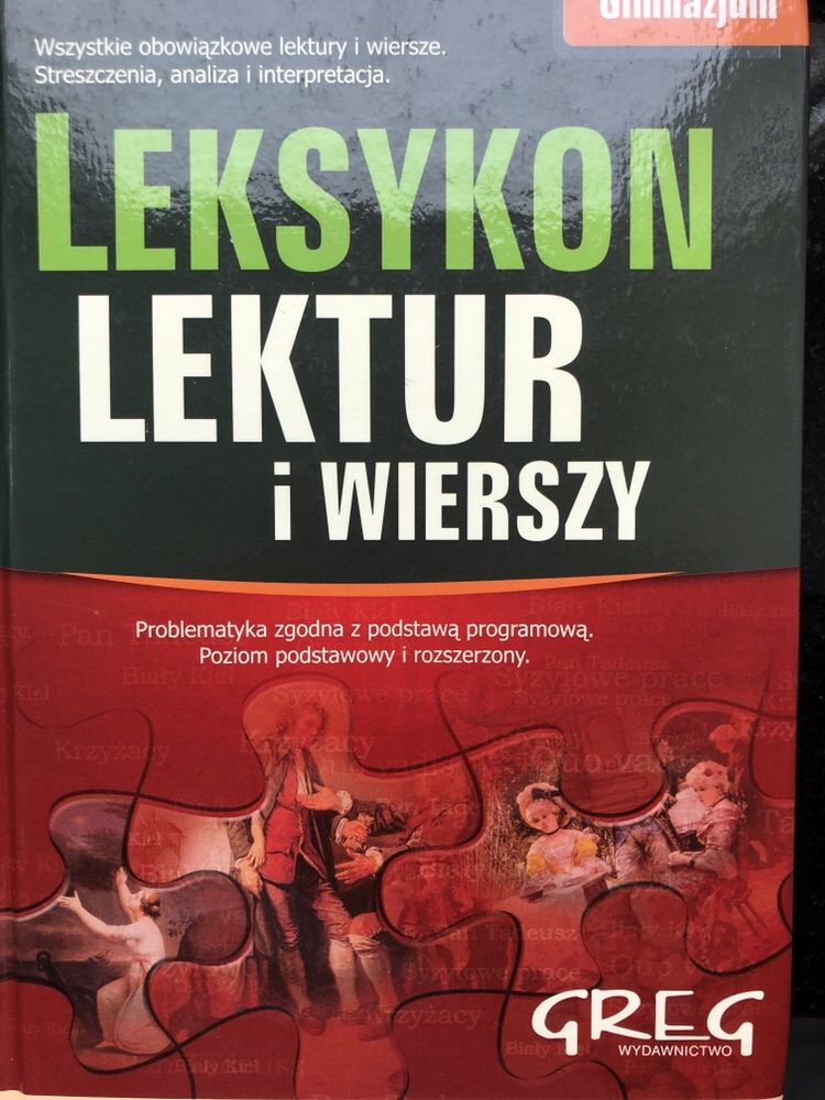 matura - Leksykon - lektury i wierszy j. Polski