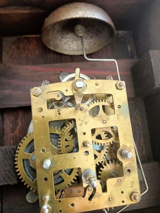 Stara skarbonka budzik