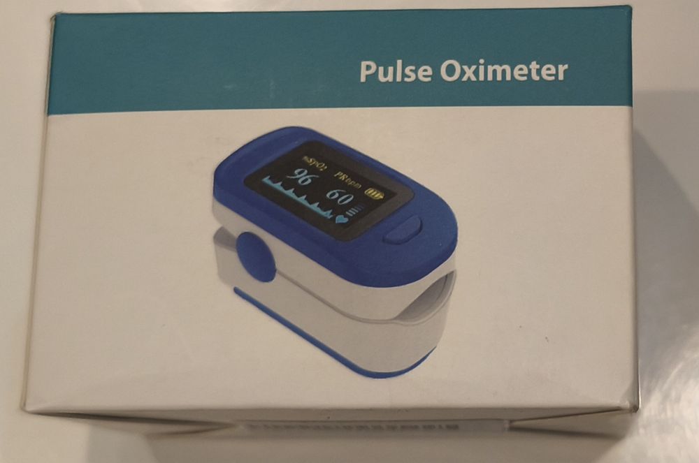 NOWY Medyczny Pulsoksymetr Napalcowy Pulsometr Oled Oromed Oximeter