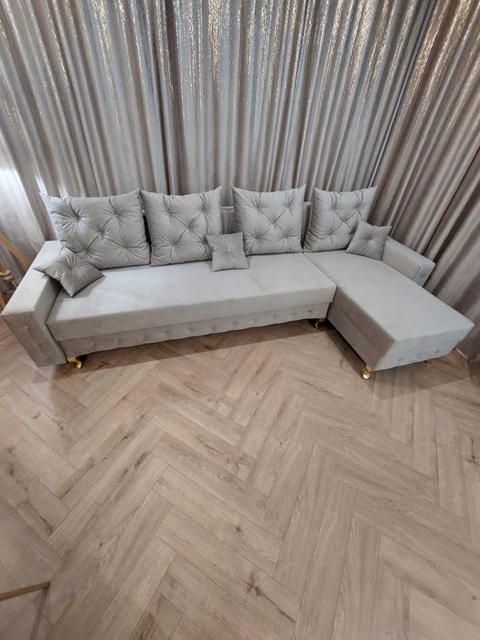 NOWY Luksusowy narożnik z możliwością spania 290 x 145 x 85cm