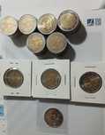 77 moedas de 2 euros comemorativas