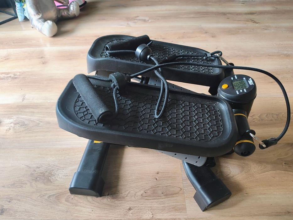 Stepper Trec sport stan ideal skośny prosty linki oporowe licznik krok