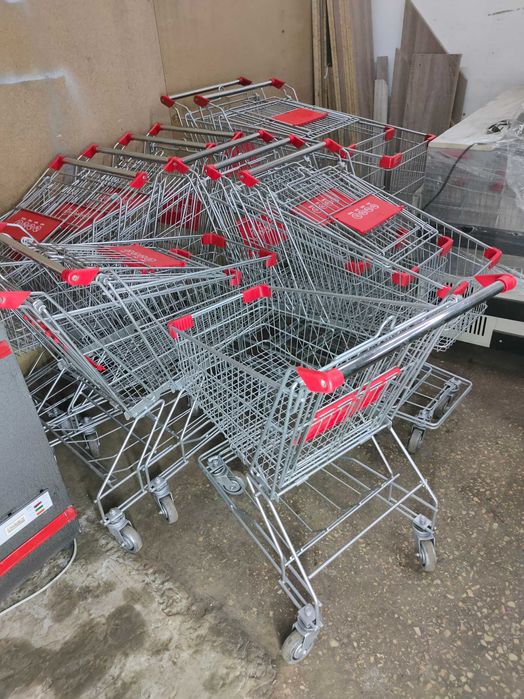 Торговые тележки покупательские для супермаркета б/у