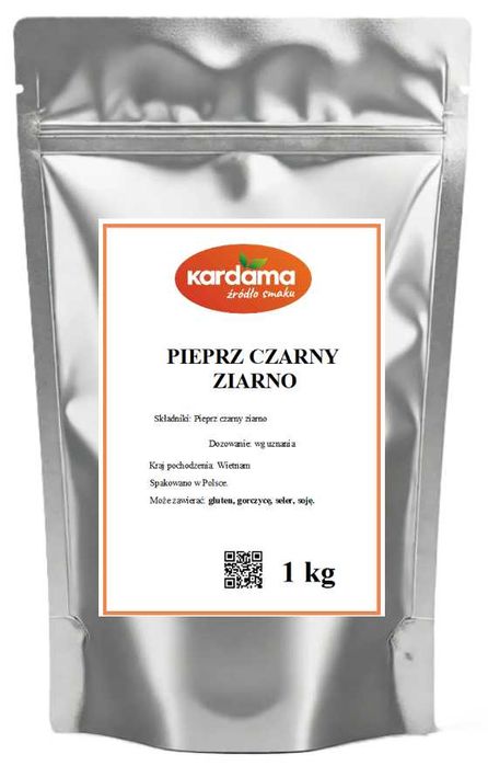 Pieprz czarny ziarno / ziarnisty  1 kg