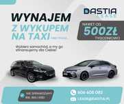 WYNAJEM Z WYKUPEM na taxi i nie tylko - wybierz swój samochód!