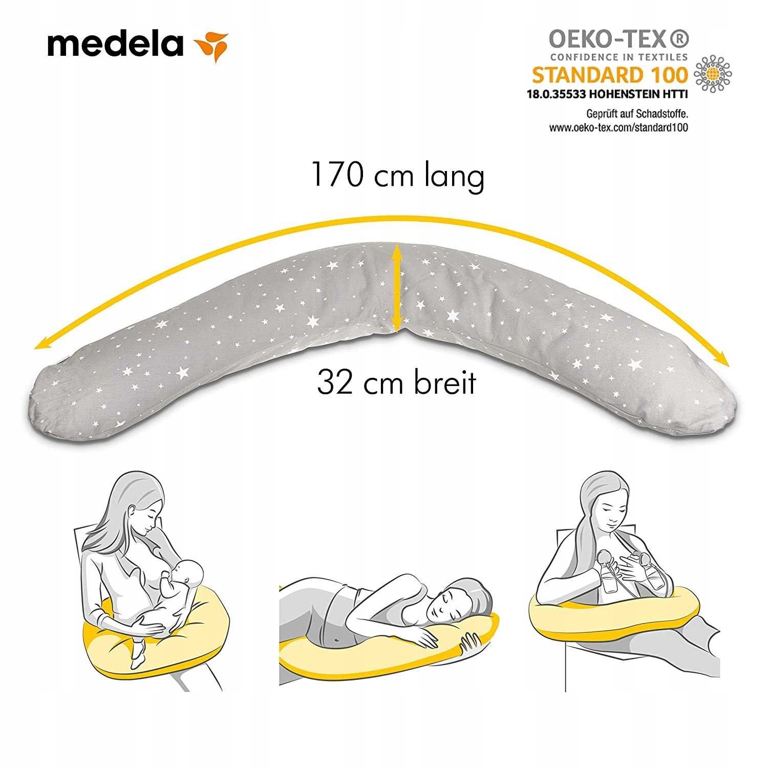 Najlepsza poduszka ciążowa rogal do spania karmienia | MEDELA
