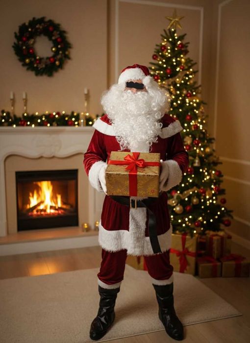 BOGATY zestaw Świętego Mikołaja 13 elementów