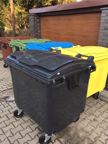 Pojemnik na odpady 1100 l kosz na śmieci nowy-transport