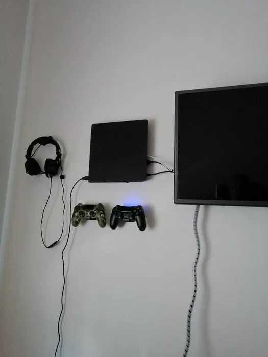 Suporte parede de consolas, comandos Playstation ps4  Xbox ou Nintendo