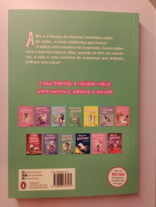 Coleção de Livros "Bia e o Unicórnio" da autora Dana Simpson