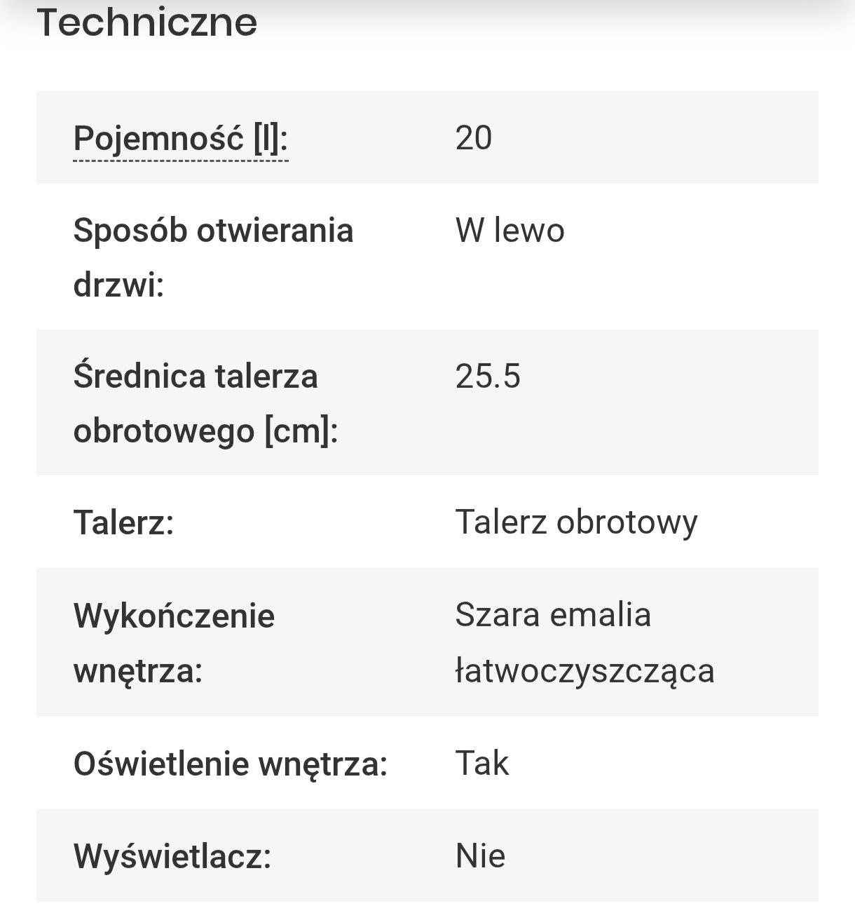 Kuchenka Mikrofalowa SHARP