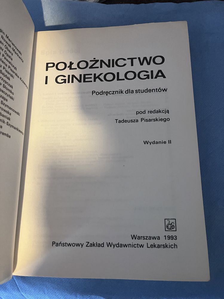 Położnictwo i ginekologia, Tadeusz Pisarski