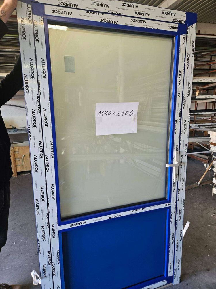 Drzwi aluminiowe nowe zewnetrzne