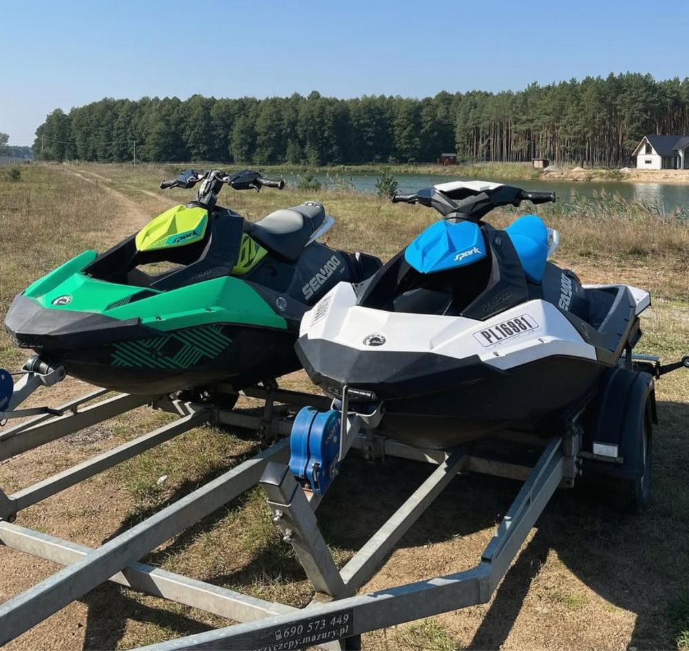 Wynajem skutera wodnego SPARK TRIXX i przyczep pod skuter wodny