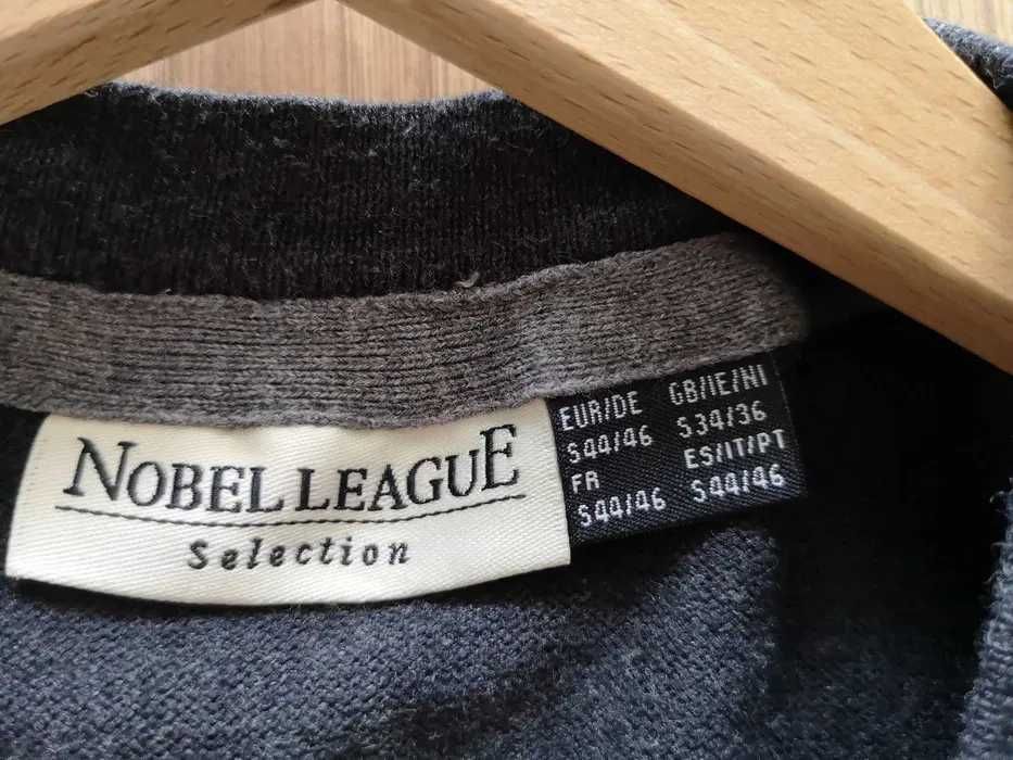 Męski sweter kardigan Nobel League rozm S M grafitowy