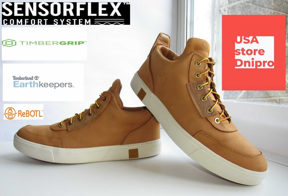 Ботинки, хайтопы Timberland Amherst SensorFlex Chukka р. 45 (29.5см)
