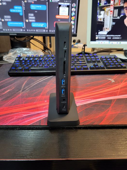 Wielofunkcyjna stacja dokująca USB-C Aceele 15in1