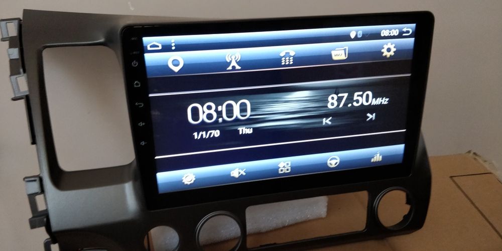 Аатомагнитола Honda Civic Android 9 PX6 4/32g GPS Wi-Fi Bluetooth