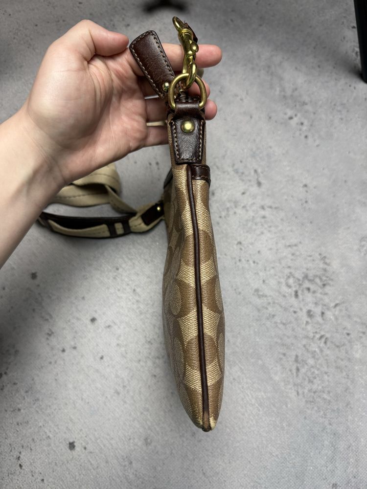Torebka Coach Monogram Stripe Detail Small Crossbody Shoulder Bag