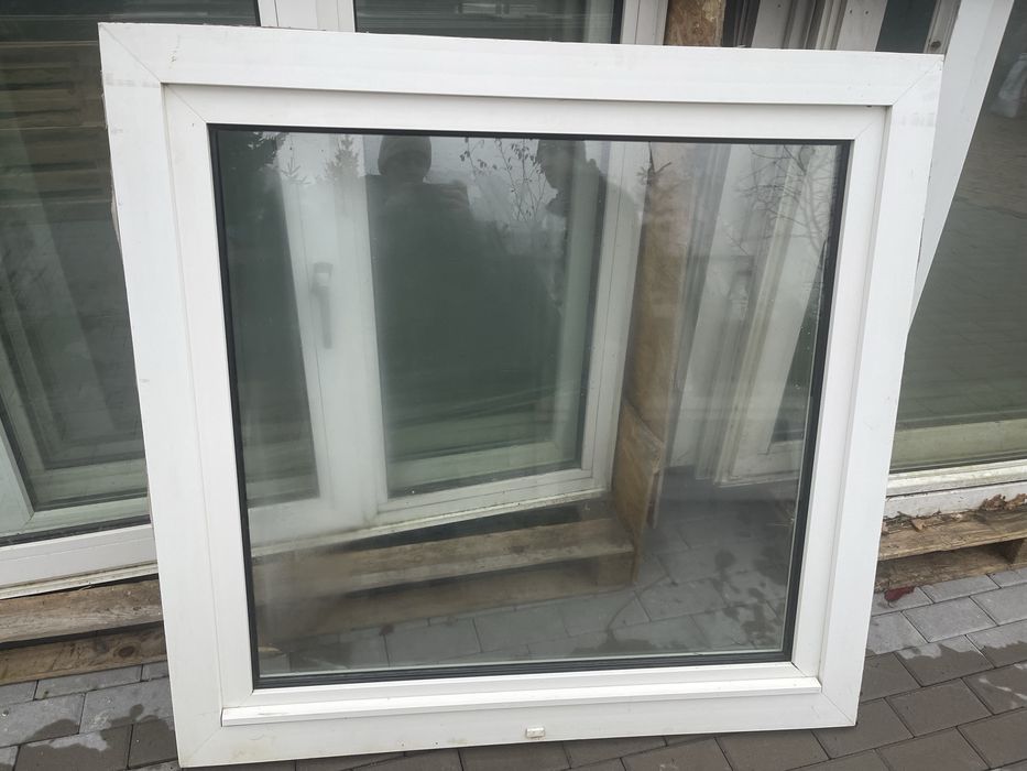 Okna PCV PVC używane  z demontażu z nową szybą zesponloną