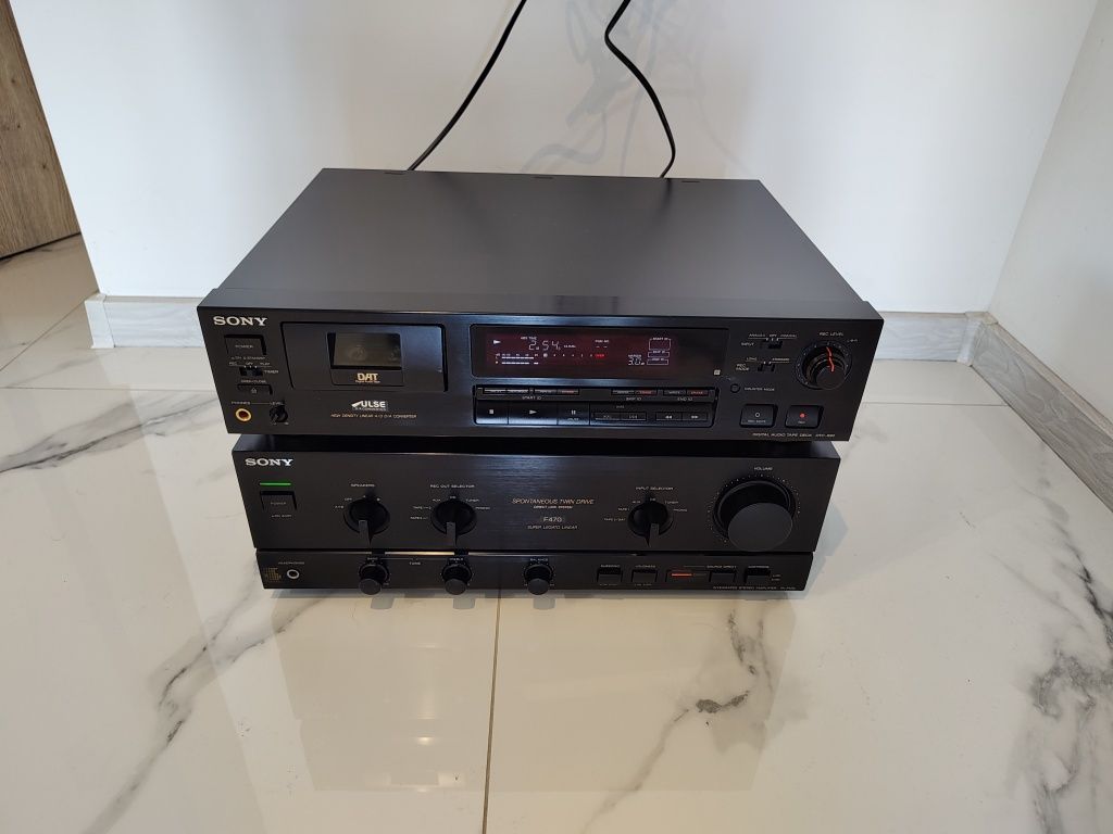 Sony TA F470 wzmacniacz Sony dat DTC-690