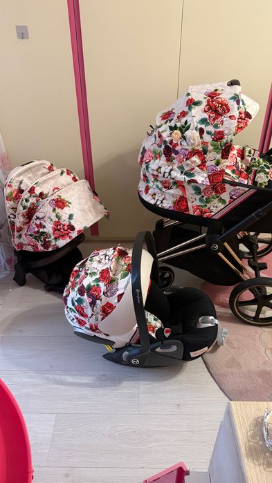 Cybex Priam Lux R Spring Blossom коляска