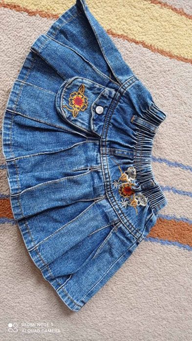Продам джинсовые юбки на девочку