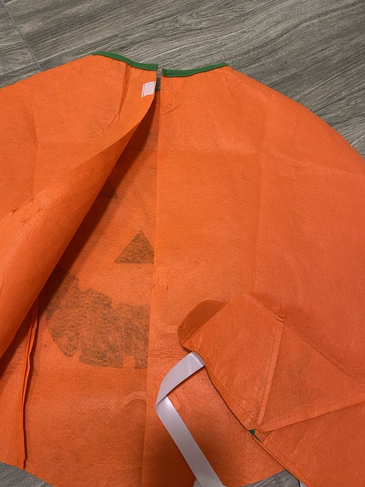 Strój dynia halloween przebranie bal impreza dla dzieci opaska zestaw