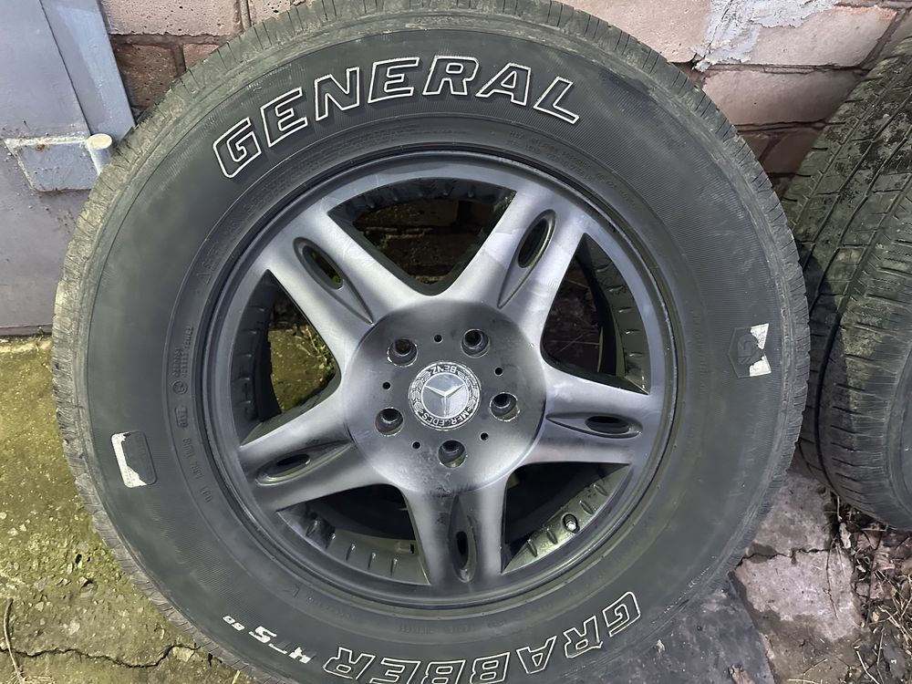 Продам диски с резиной лето 265/70 R18 Mercedes