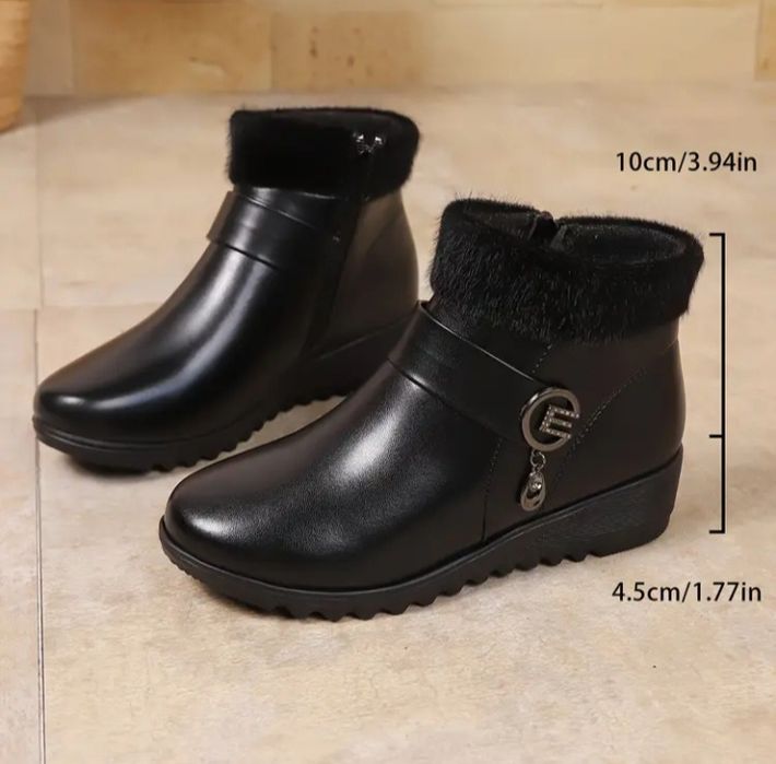 Полусапожки с мехом, стелька 26,4