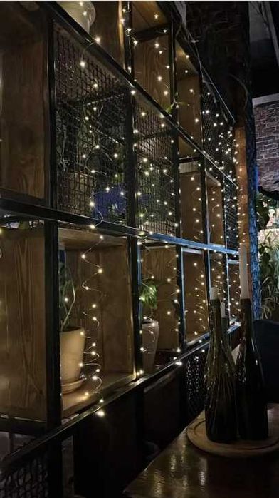 Гірлянда штора роса 3х3 з гачками теплий білий 300 led USB юсб живленя