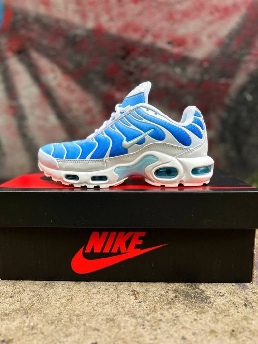 Кросівки, кроссовки Nike Air Max Tn Plus Grey White Black Blue Pink
